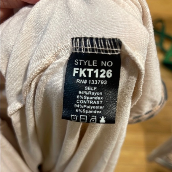 POL Blush Pink & Grey Accented with Leopard Print Hood, Sleeveless Size M - Picture 9 of 10